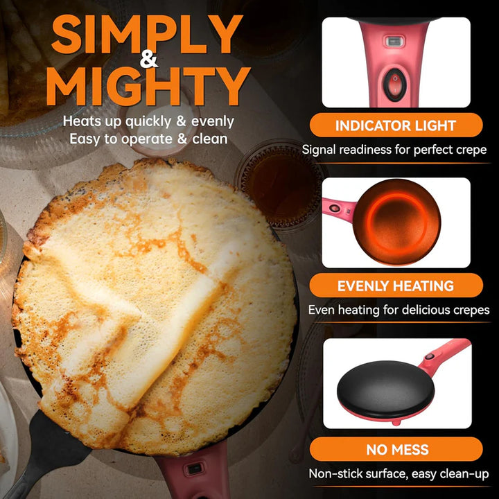 Electric Crepe Maker Machine(free shipping)